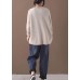 Fashion beige o neck knitted clothes oversize Batwing Sleeve knit sweat tops asymmetric hem